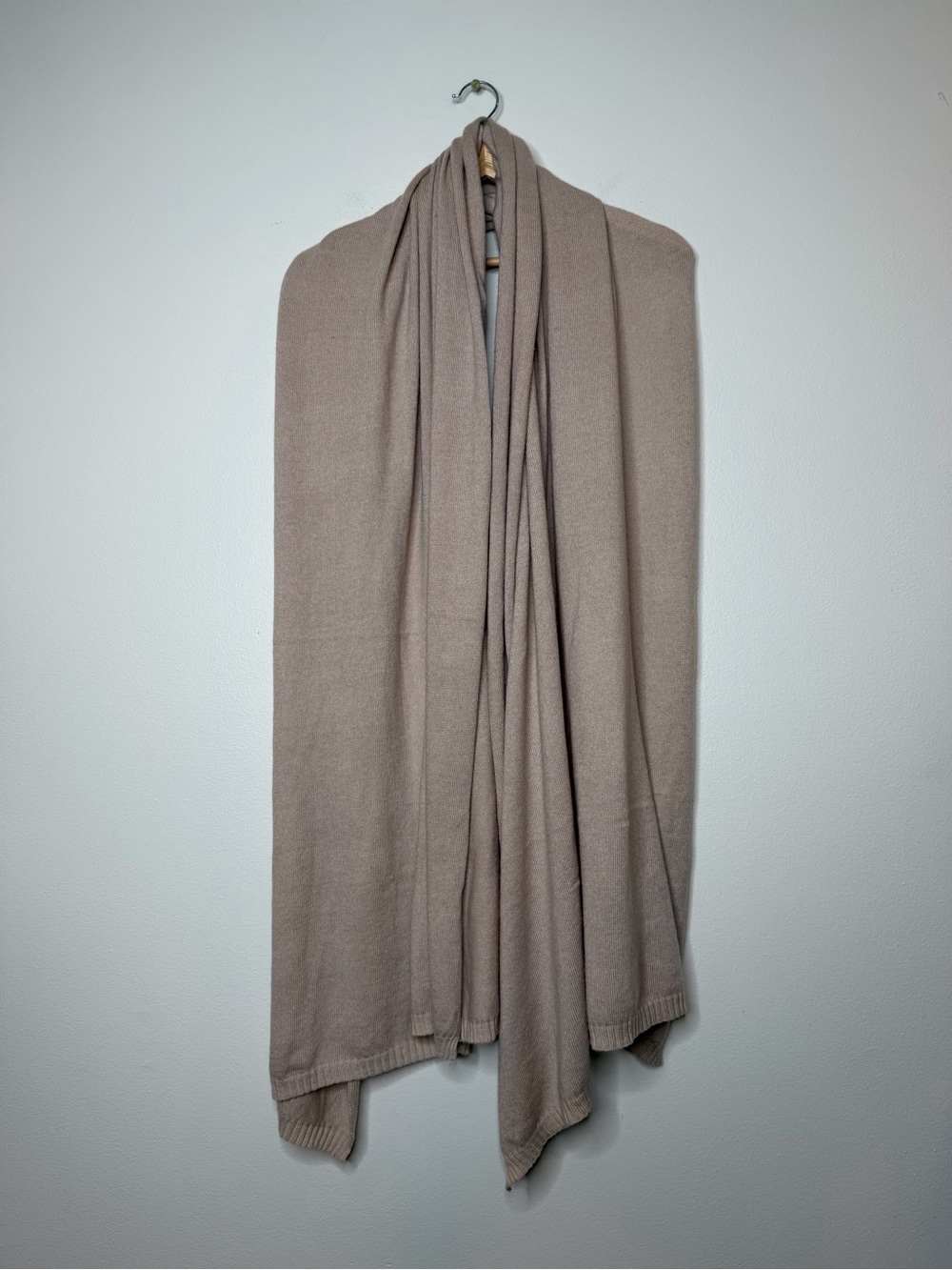 100% Cashmere Quiet Luxury Old Money Shawl Pashmina Oversized Scarf Wrap blush